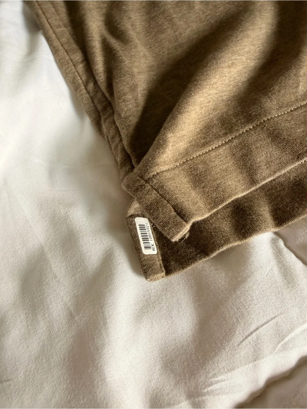 Banana Republic Men's Taupe Polo with Olive Trim